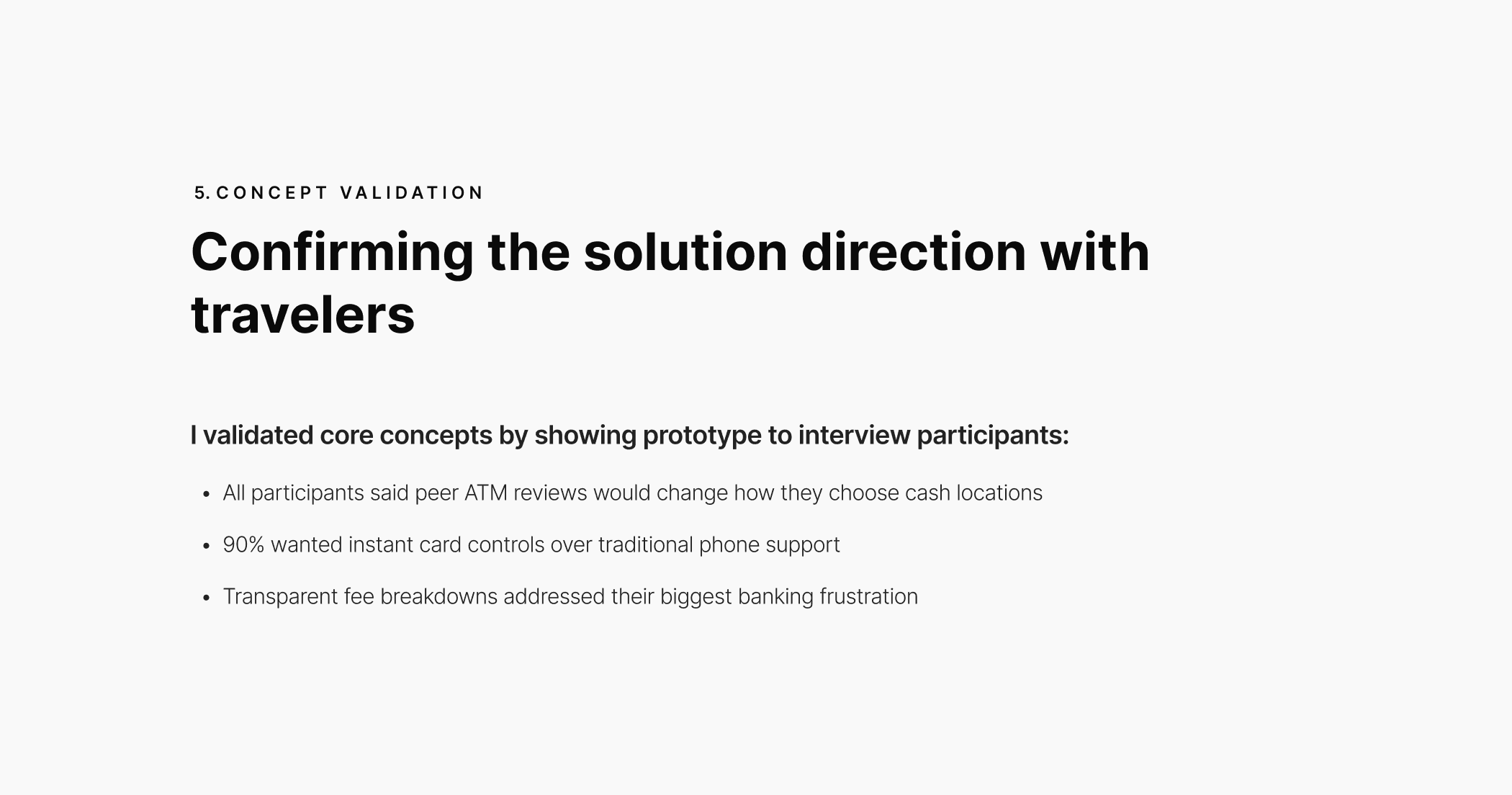 Nomad Banking App case study — screen 18