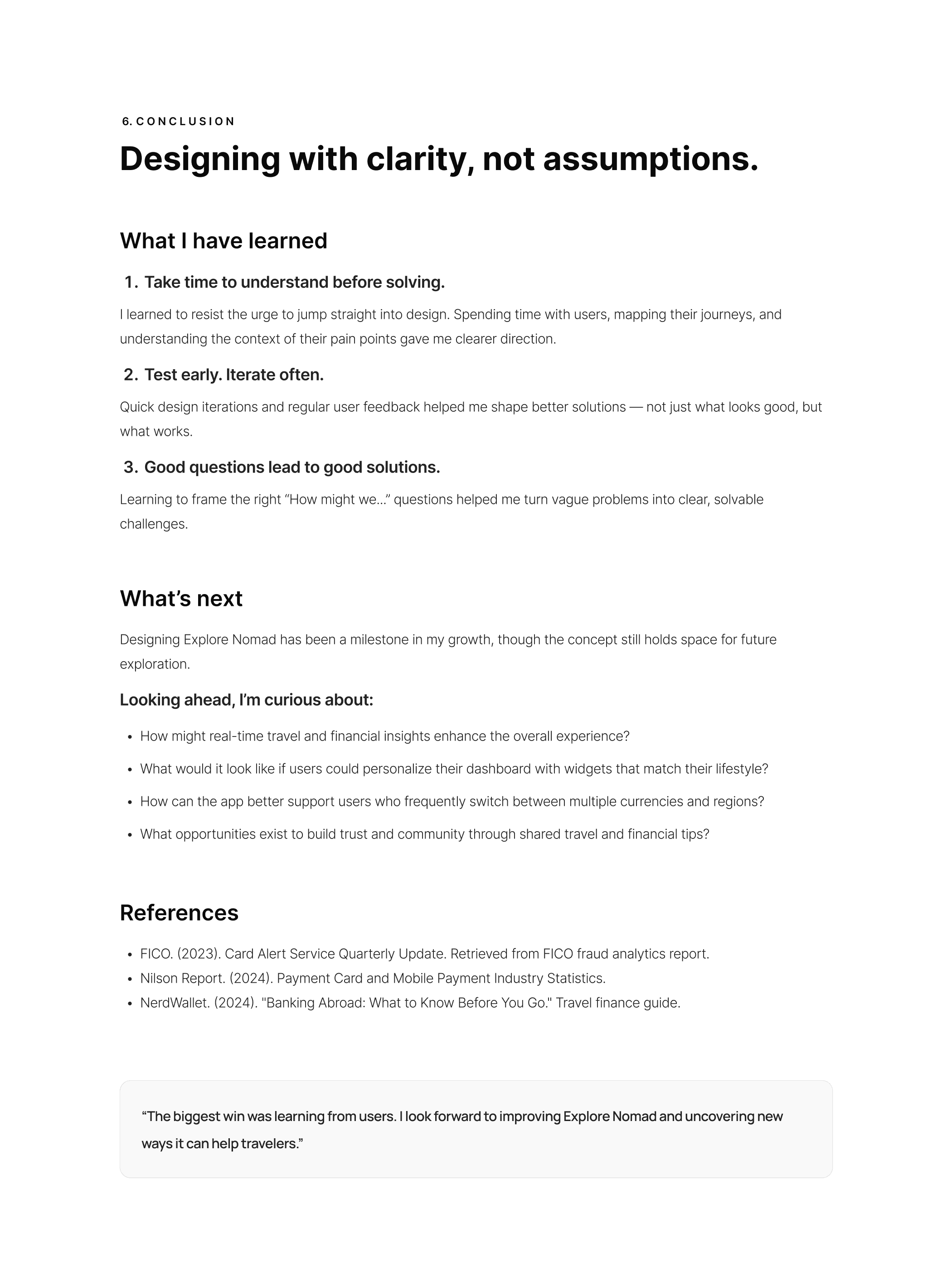 Nomad Banking App case study — screen 19