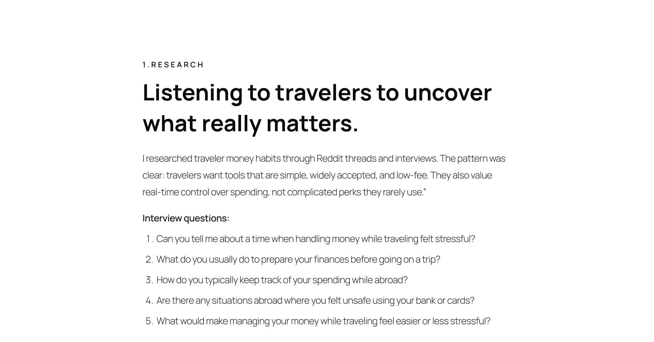 Nomad Banking App case study — screen 6